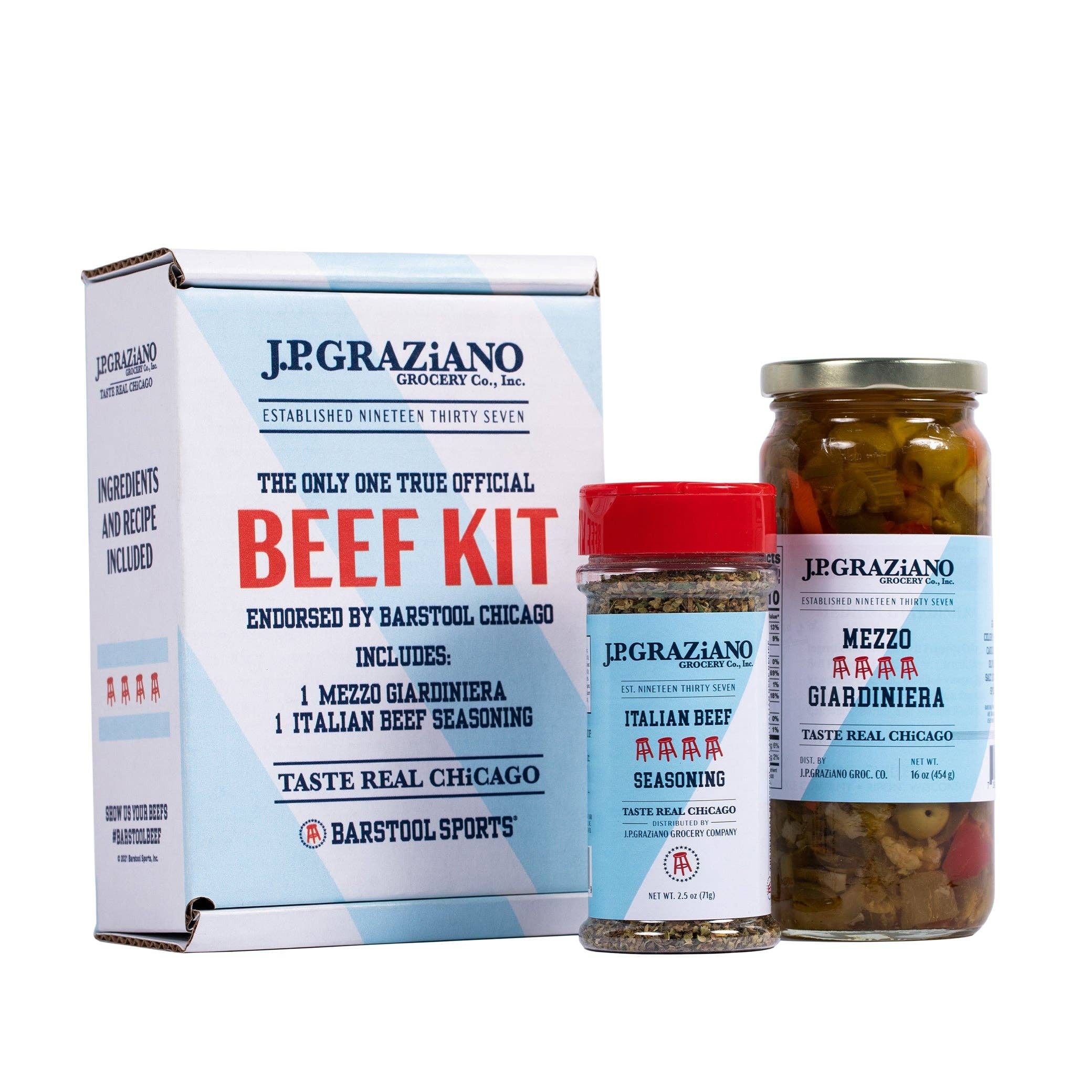 The Official Barstool Chicago Beef Kit Bella Gusto Olive Oil Co